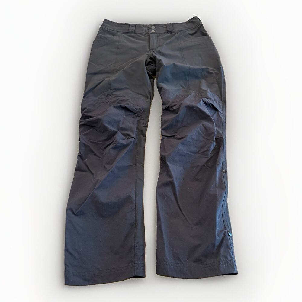 REI Womens Black Nylon Blend Hiking Stretch Pants Size 8 Petite